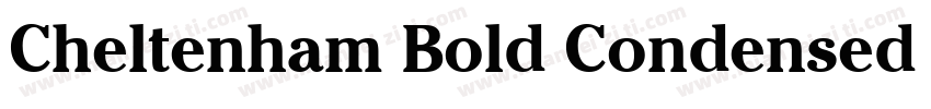 Cheltenham Bold Condensed Italic BT字体转换